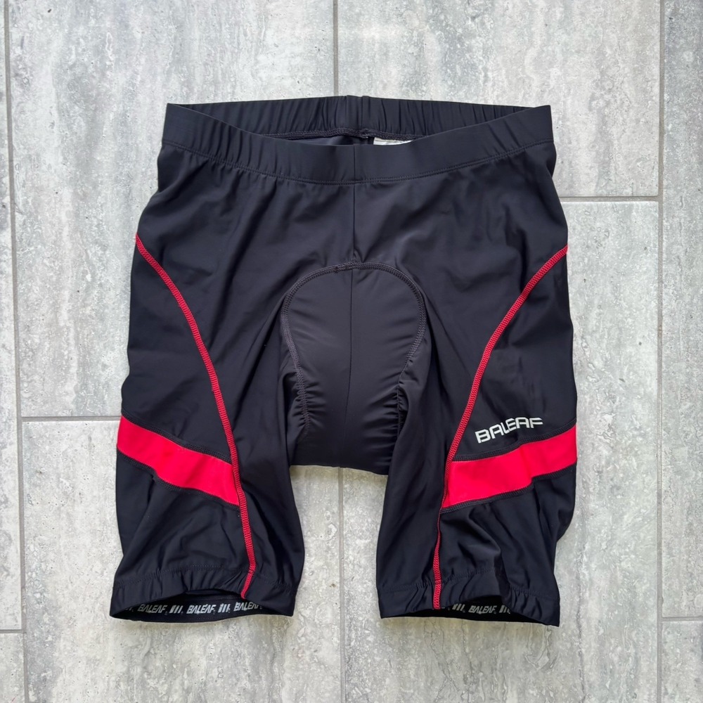 baleaf cycling padded shorts black Red Accents XL